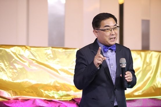 諾瓦材料科技董事長楊聯智的開幕致詞。 諾瓦材料科技／提供